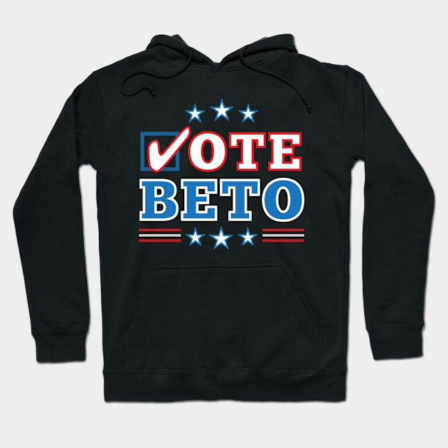 Texas "Vote Beto" O'Rourke for US Senate Election Hoodie by Elvdant